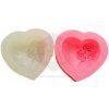 Silikónová forma na mydielko - tri kvety v tvare srdca