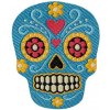 Nažehlovačka Lebka Los Muertos 3,6 x 3 cm Monoquick