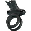 Pretty Love - Double Ring Vibrator With Black Stimulator