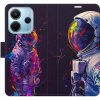 iSaprio Flip puzdro Neon Astronaut 02 pre Xiaomi Redmi Note 14 n24na02-FLP2-RmN14LTE