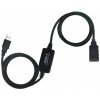 PremiumCord KU2REP10 USB 2.0 repeater a prodlužovací A/M-A/F, 10m