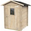 Twig Drevený záhradný domček BH19 Argenta, prírodný, 146 x 146 cm