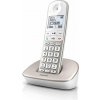 Philips XL4901S - telefón DECT - bezdrôtový telefón pre seniorov s 1 slúchadlom - veľké tlačidlá, funkcia zvýšenia hlasitosti a kompatibilita so sluchadlami - biely
