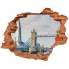 Samolepiaca diera na stenu Thames london 90x70 cm