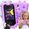 DETSKÝ TELEFÓN S JEDNOROŽCOM ZÁBAVNÝ SMARTFÓN S KAMEROU HRY HUDBA (B18)