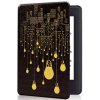 Armori Trimer T113, púzdro pre Amazon Kindle Paperwhite 1/2/3 - magnetické zatváranie, AutoSleep, motív Lights (Obal na čítačku Amazon Kindle Paperwhite 1/2/3 - ARMORI TRIMER T113, motív Lights, magne