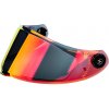 Plexi Scorpion KDS-F-04 pre helmy EXO-RACE Air zrkadlovo červené