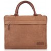 Pánska hnedá taška na notebook MANUEL