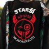 Tričko s potlačou STARŠÍ KRAJŠÍ SKROMNEJŠÍ Pánsky Čierna 4XL