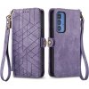 VSETKONAMOBIL 63832 GEOM Peňaženkové puzdro pre Motorola Edge 40 Pro fialové