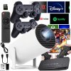 LED PROJEKTOR HERNÁ KONZOLA GAME STICK LITE ANDROID 2 OVLÁDAČE HRY DIAĽKOVÉ OVLÁDANIE WIFI USB