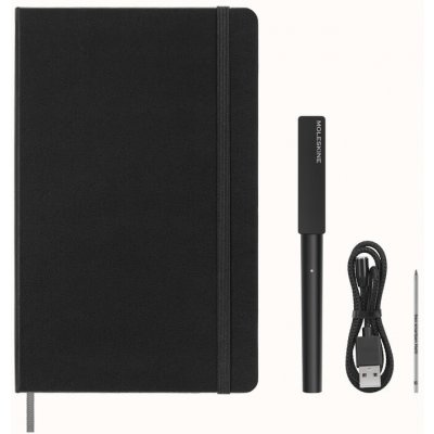 Moleskine Smart Writing Set Smart Pen 3 + Paper Tablet linajkový čierny L A5