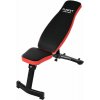 Viacpolohová skladacia tréningová lavica Funfit - čierno-oranžová Funfit
