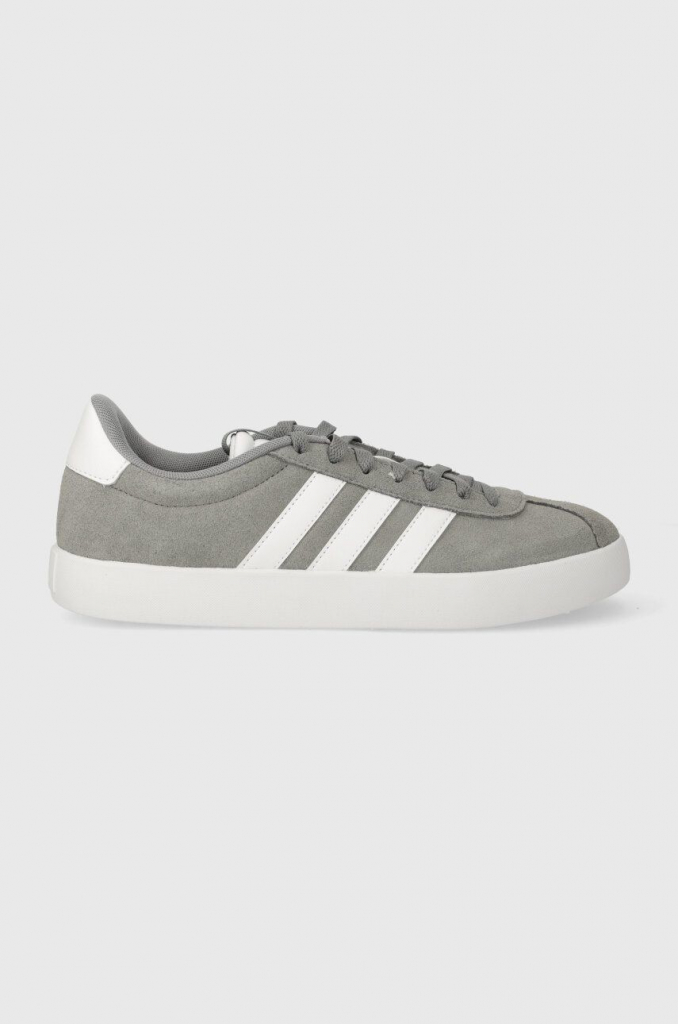 Kožené tenisky adidas COURT šedá ID6276