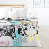 DESIGN 91 Prehoz KID 15 170x210 cm s potlačou roztomilých psíkov prešívaný