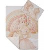 Komplet do postieľky Premium Minky 75x100 cm Princezné