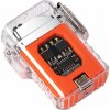 Verk 08372 Plazmový vodotesný USB zapaľovač s LED svietidlom oranžová