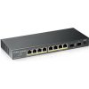ZyXEL GS1100-10HP v2, unmanaged PoE 8x Gigabit, 2x Fiber Uplink, 130 Watt PoE