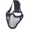 STRIKE SYSTEMS® STRIKE sieťovaná ochranná maska MESH V1 - Čierna