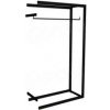Predajný, policový systém BIGSHOP KIT 07E, 1022 x 442 x 1850 x 182,5 mm, matná čierna