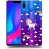 Picasee silikónový prehľadný obal pre Huawei Nova 3 - Unicorn hviezdne nebo