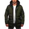 Khaki pánska prešívaná zimná bunda parka Bolf 5M790