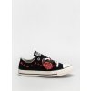 Converse Chuck Taylor All Star Ox (black/red/egret) 38, čierna