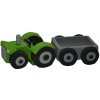 Traktor s návěsem zelený nejedlá cukrová dekorace 17x6cm - Gricko Ivanjica - Gricko Ivanjica