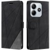 Knižkové puzdro Rhombus čierne – Xiaomi Redmi Note 14 5G