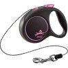 Flexi Black Design XS lanko 3 m ružové 8 kg