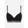 SPODNÁ BIELIZEŇ KARL LAGERFELD LOGO PADDED BRA BLACK