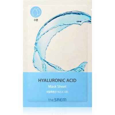 The Saem Bio Solution Hyaluronic Acid hydratačná plátienková maska 20 g