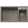 Blanco Metra 9 Silgranitový drez, 86x50 cm, drez vľavo, tartufo 517364