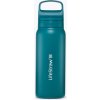 LifeStraw Go 2.0 Stainless Steel Water Filter Bottle 1L Laguna Teal LGV41STLWW