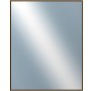 DANTIK - Zrkadlo v rámu, rozmer s rámom 80x100 cm z lišty Hliník hnedá (7269211)