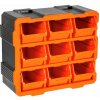 Tactix Organizér plastový nástenný 378x171x320 mm / 9 zásuviek 320676