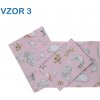 Richelieu Súprava obliečok do postieľky s mantinelom - výhodné balenie Vzor: Vzor 3