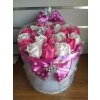Mydlový flower box Pink-White23