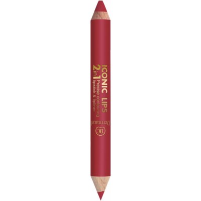 Dermacol Iconic Lips 2v1 rúž a kontúrovacia ceruzka č.05 10 g