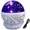 USB LED RGB Star projektor a 360° nočné svetlo