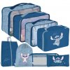 ARDITEX Sada cestovných organizérov Lilo & Stitch – 8-dielna, modrá (WD16714)