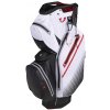 Golfová taška SUN MOUNTAIN H2NO STAFF CART BAG biela,čierna,červená