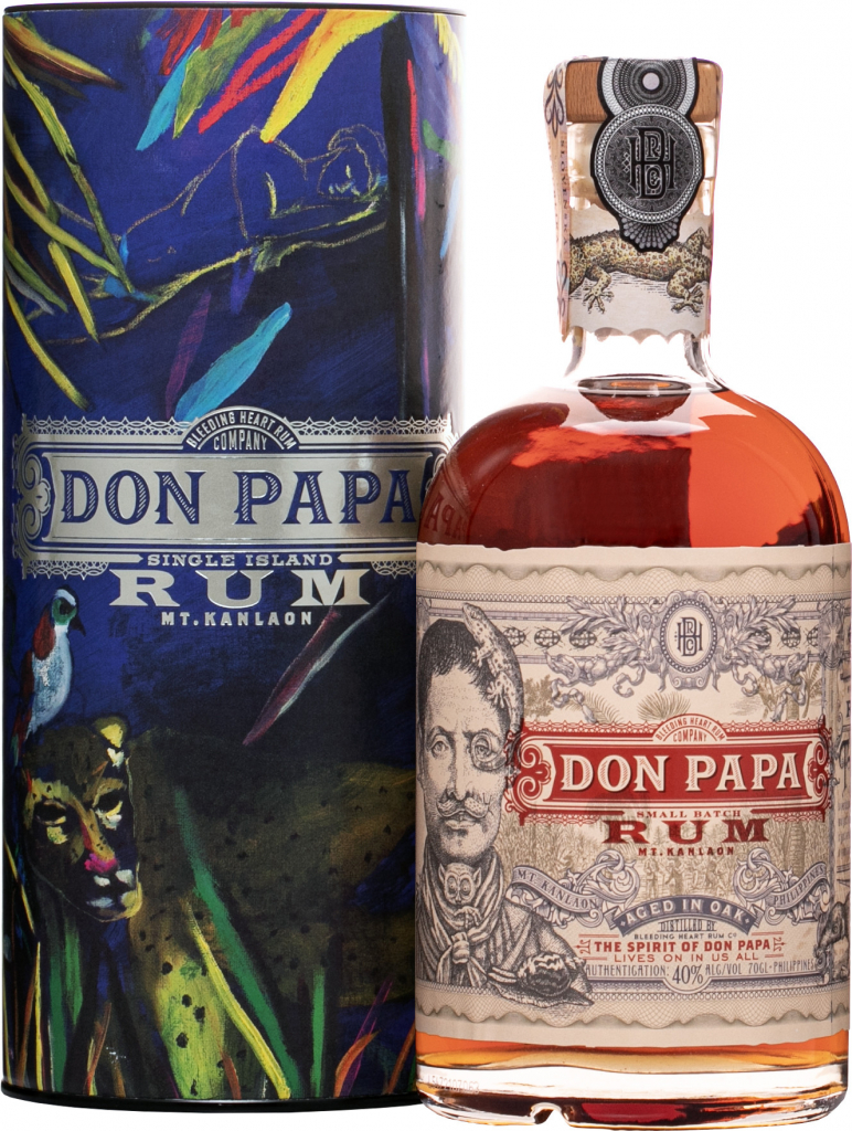 Don Papa Art La rêverie de Papa Isio 40 % 0,7 l (kazeta)