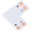 LedStar L spájkovací konektor pre Biele 10mm široké LED pásiky, rohová spojka, MCZ31