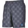 Plavecké šortky Arena Printed Check 2 Boxer Grey/Turquoise S + výmena a vrátenie do 30 dní s poštovným zadarmo