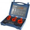 Extol Premium 8801602 - Vrtáky korunkové inštalatérska sada Bi-metal/HSS, 9-dielna sada, kufor