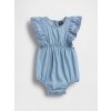 GAP Baby džínsový overal Modrá 12-18M