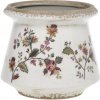 Chic Antique Keramický obal na kvetináč s kvetmi Nancy - Ø 15*13 cm - Chic Antique