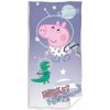 Carbotex Detská osuška Prasiatko Peppa George Astronaut 70x140 cm