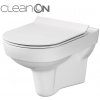 Cersanit - SET 794 WC mísa CITY Oval CleanoOn + sedátko duraplast SLIM (K701-143)